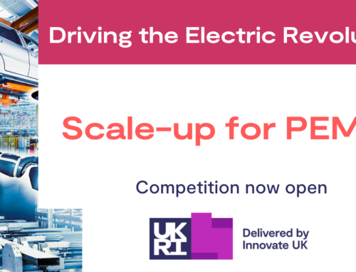 New funding competition from Driving the Electric Revolution: Scale-up for PEMD